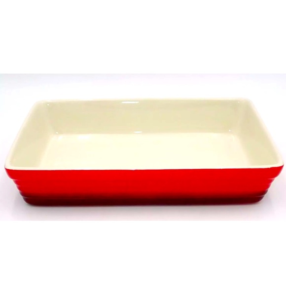 Mayfair & Jackson Other - Mayfair & Jackson Casserole Dish Red Rectangle 11" x 7.5" x 2" Bake Microwavable